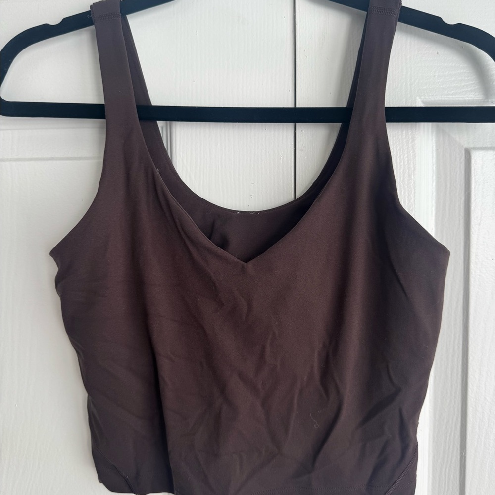 Lululemon Chocolate Brown Align Tank Top